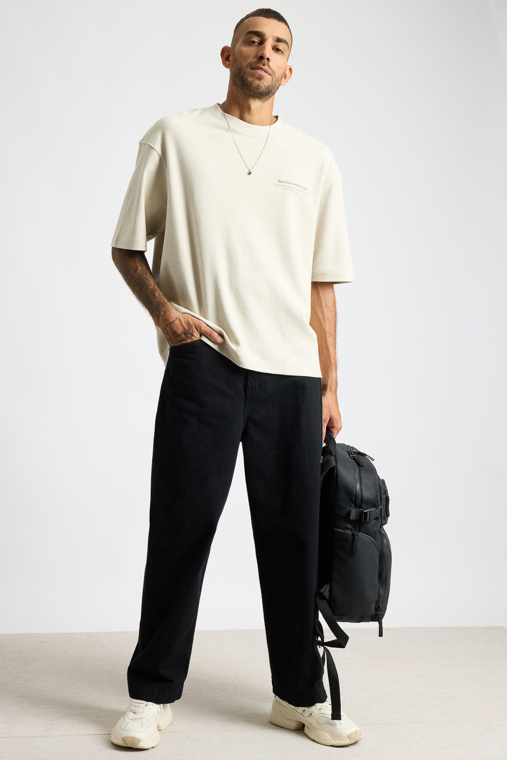 Casual Black Men's Straight Jeans