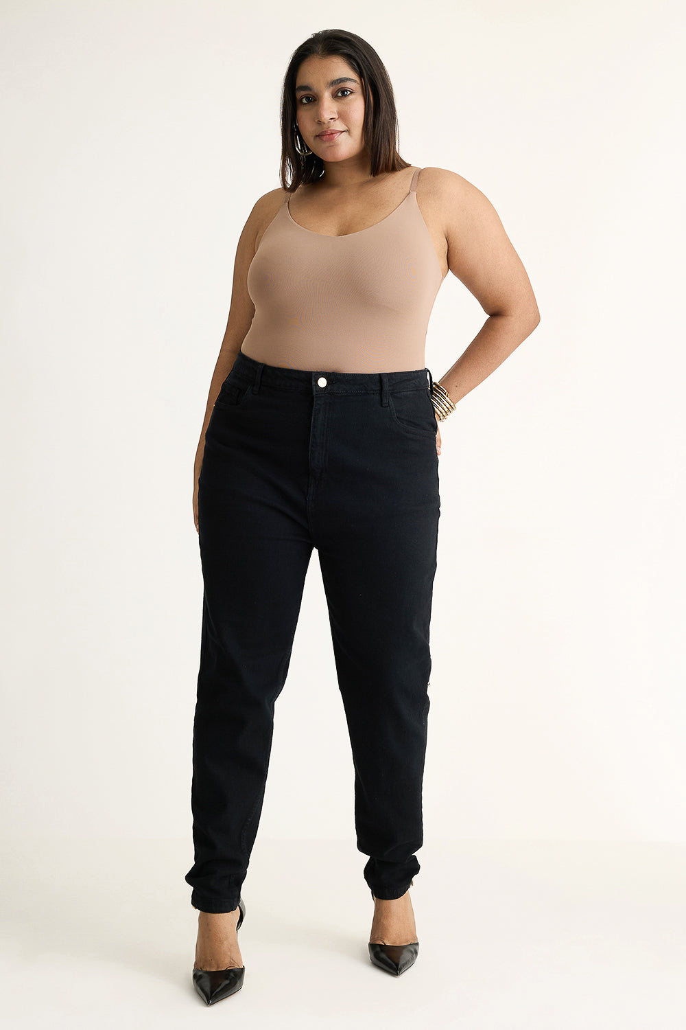 Curve Carbon Black Skinny Jeans