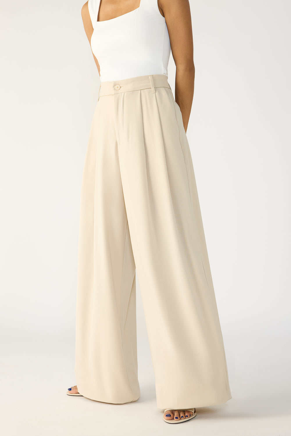 Pearl Dust Women's Super Flared Korean Pants