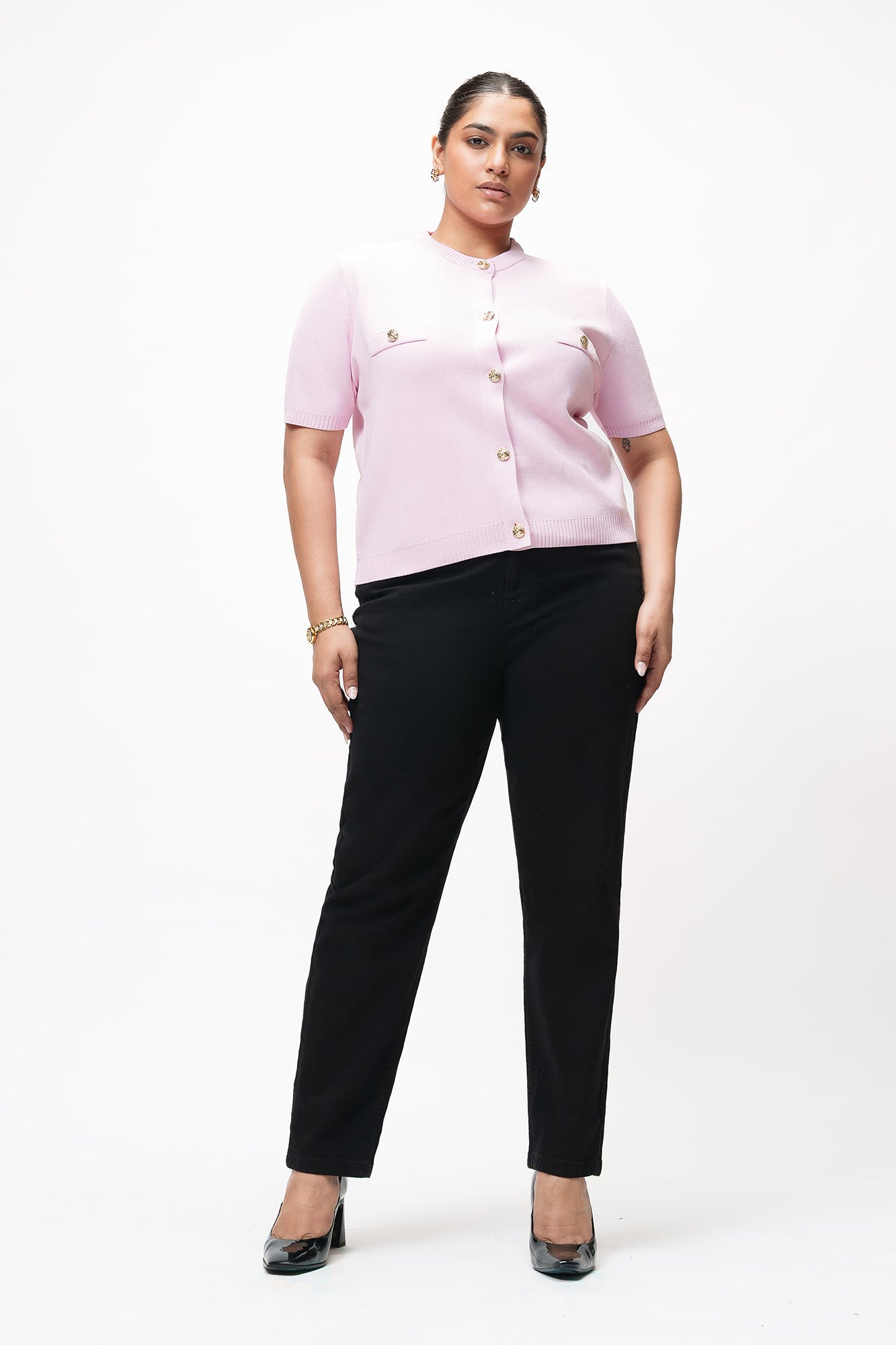 Classic Noir Curve Mom Jeans