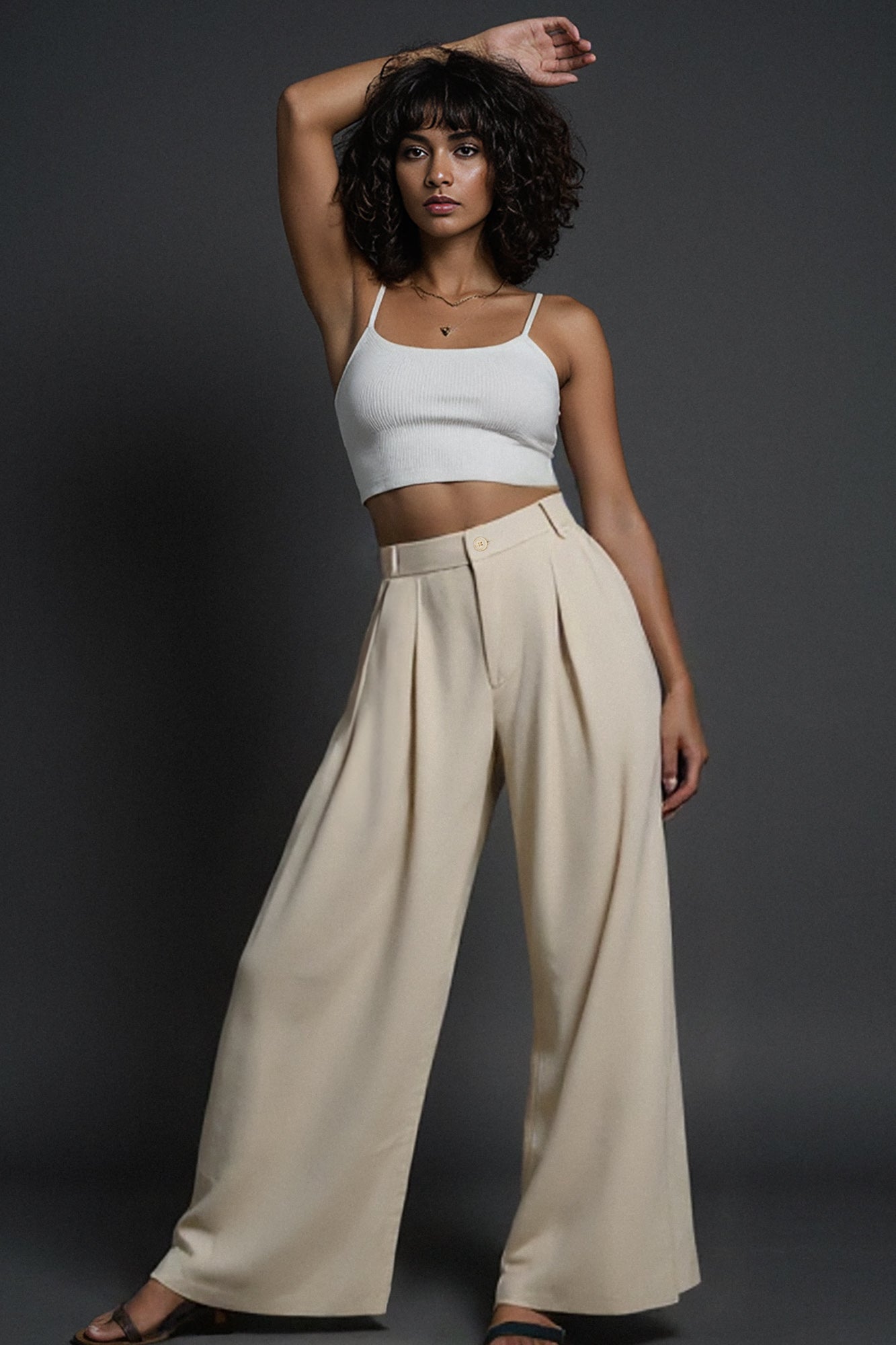 Pearl Dust Women's Super Flared Korean Pants