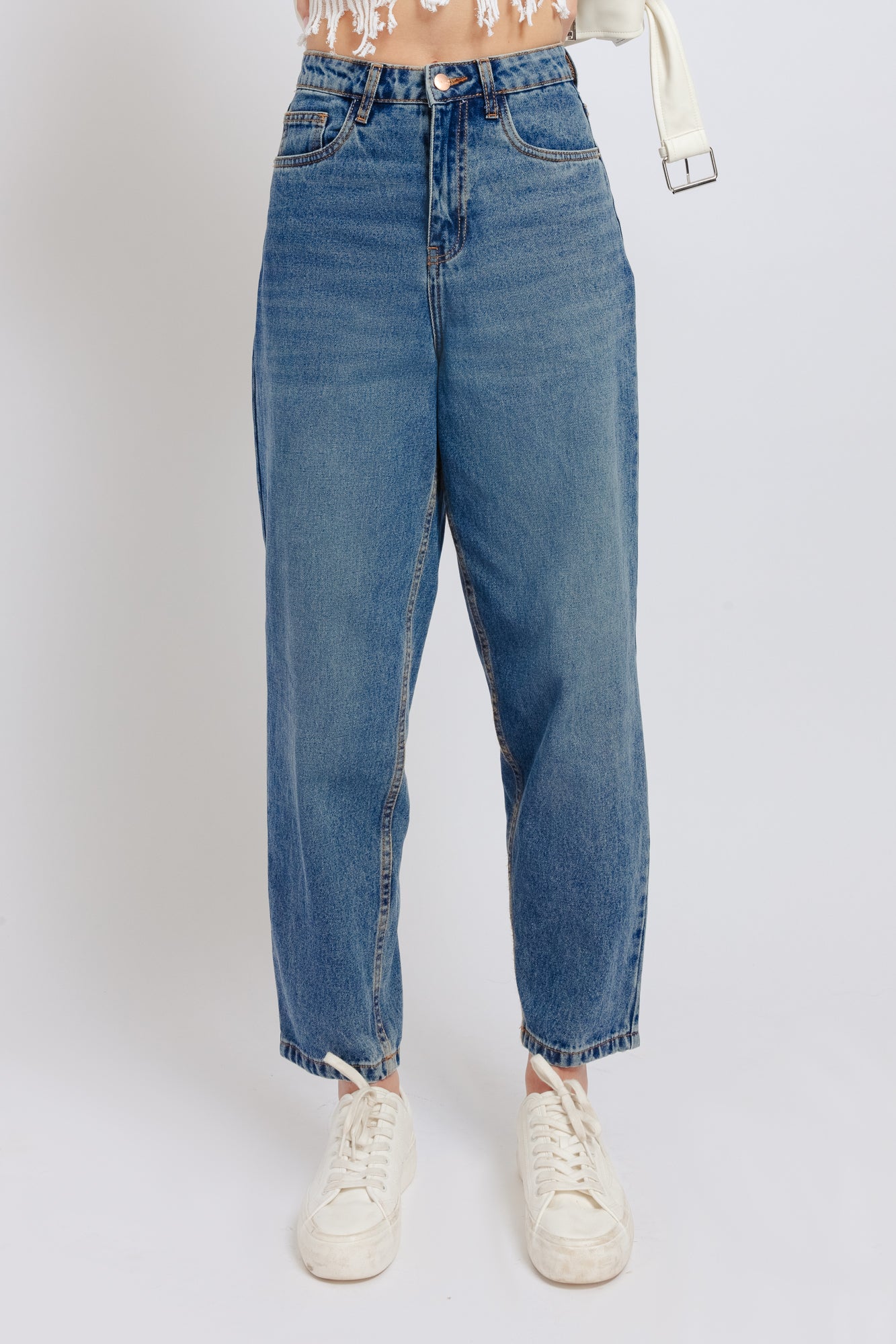 Blue Women's Slouchy Jeans