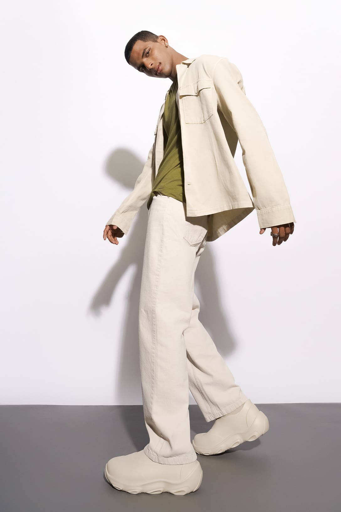 Ecru Men's Straight Jeans