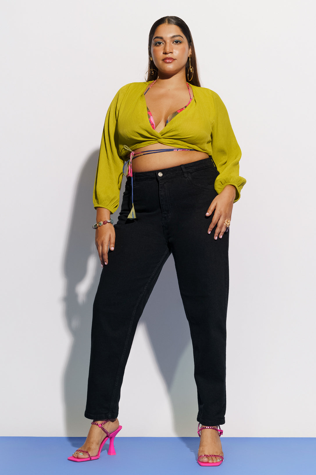 Curve Nigel Black Mom Jeans